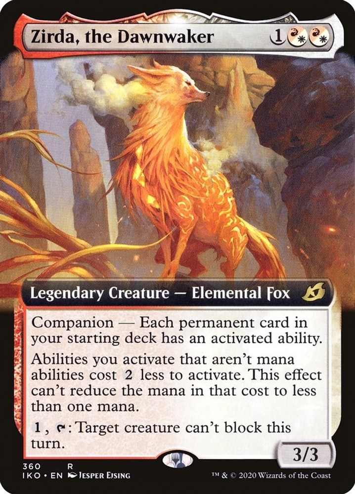 Zirda, the Dawnwaker (Extended Art) – 360 – Ikoria: Lair of Behemoths – MTG