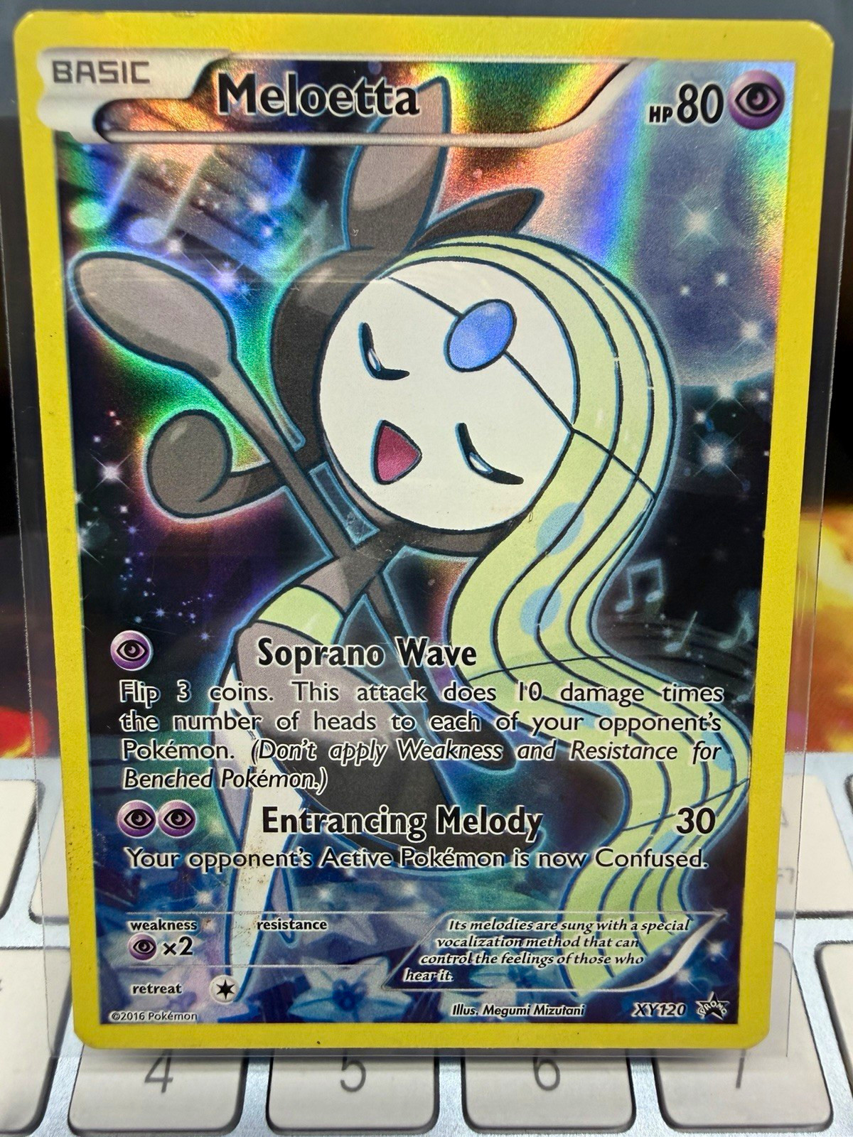 Pokemon Company Meloetta XY120 XY Promo Holo Basic 80 HP Pokemon TCG EN