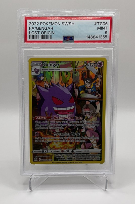 Pokémon Gengar TG06/TG30 Swsh11: Lost Origin Trainer Gallery PSA 9