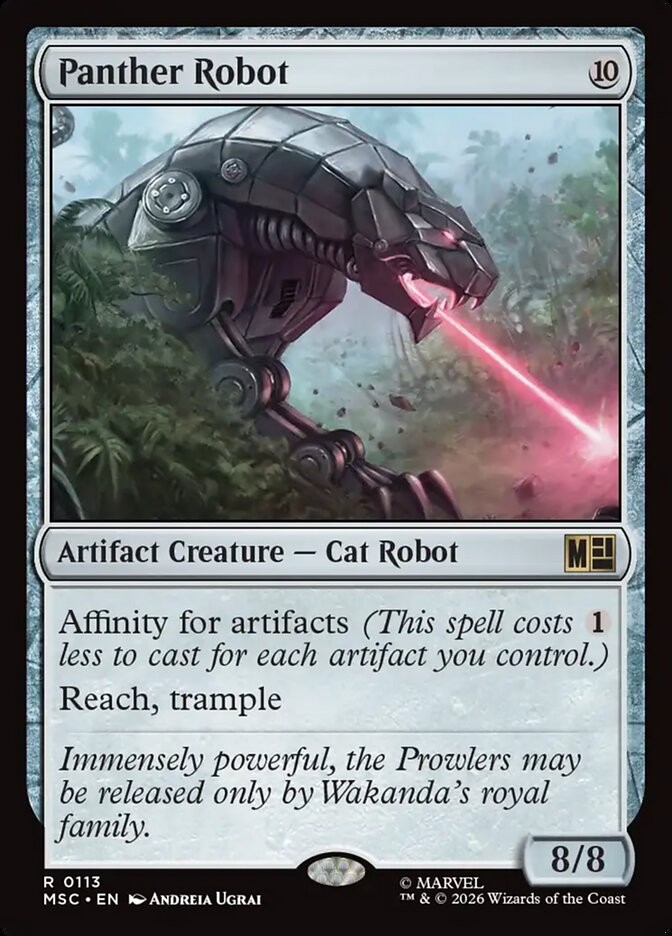 MTG Commander MSH R Panther Robot #0113