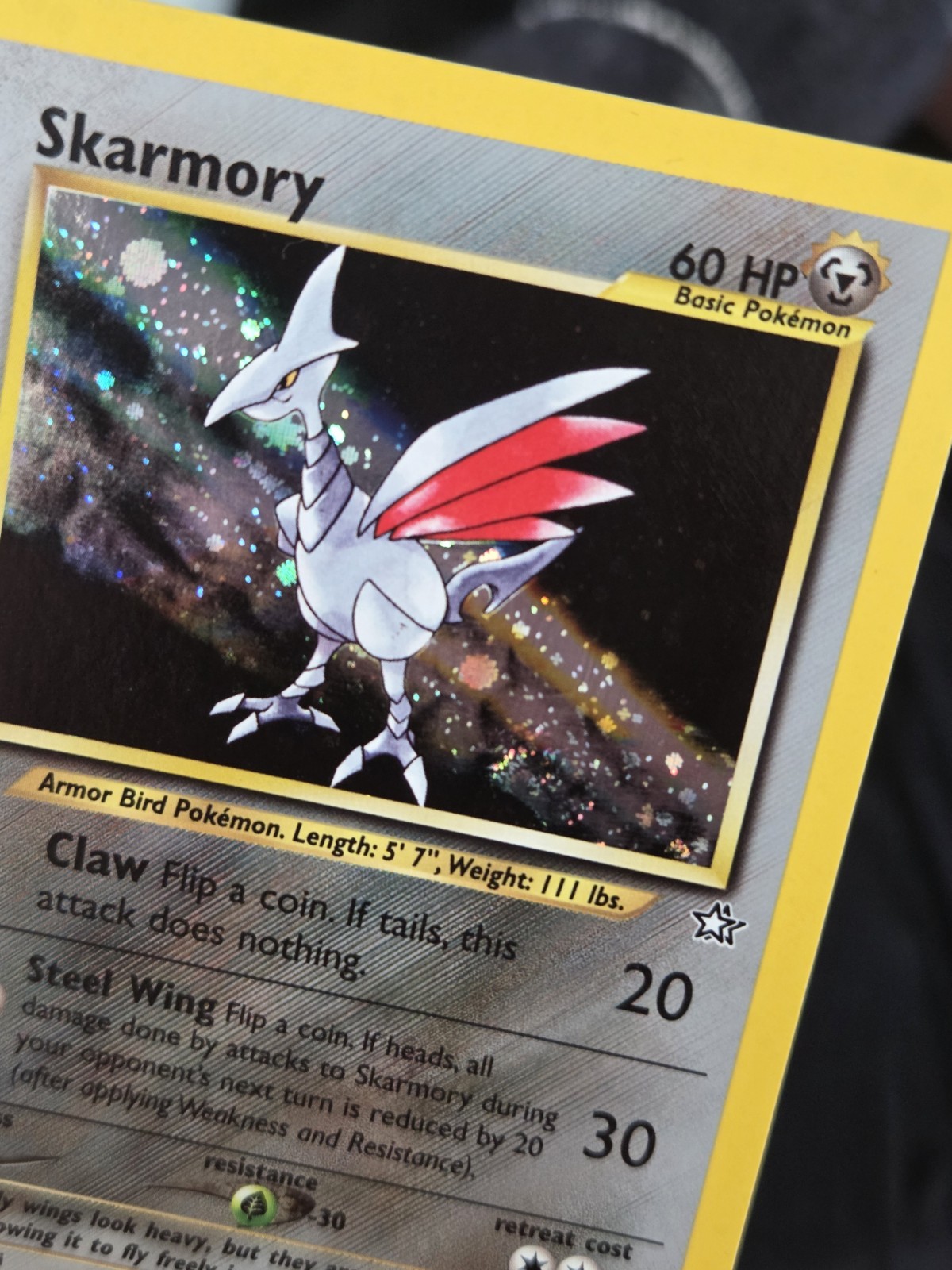 Skarmory 13/111 Neo Genesis Holo Unlimited Pokemon TCG Near Mint Clean