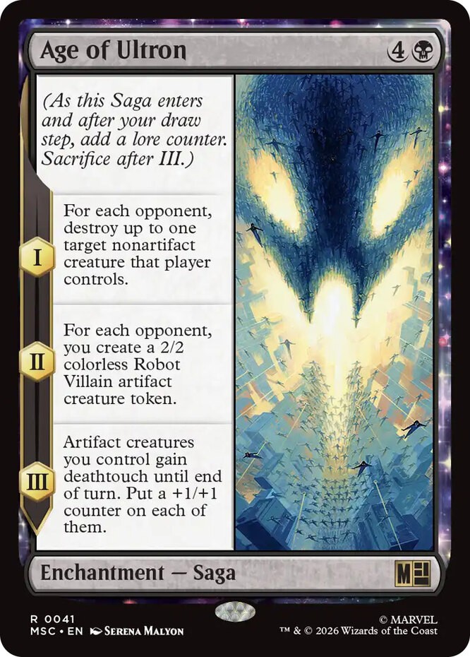 x1 Age of Ultron R MTG Commander: Marvel Super Heroes M/NM, English