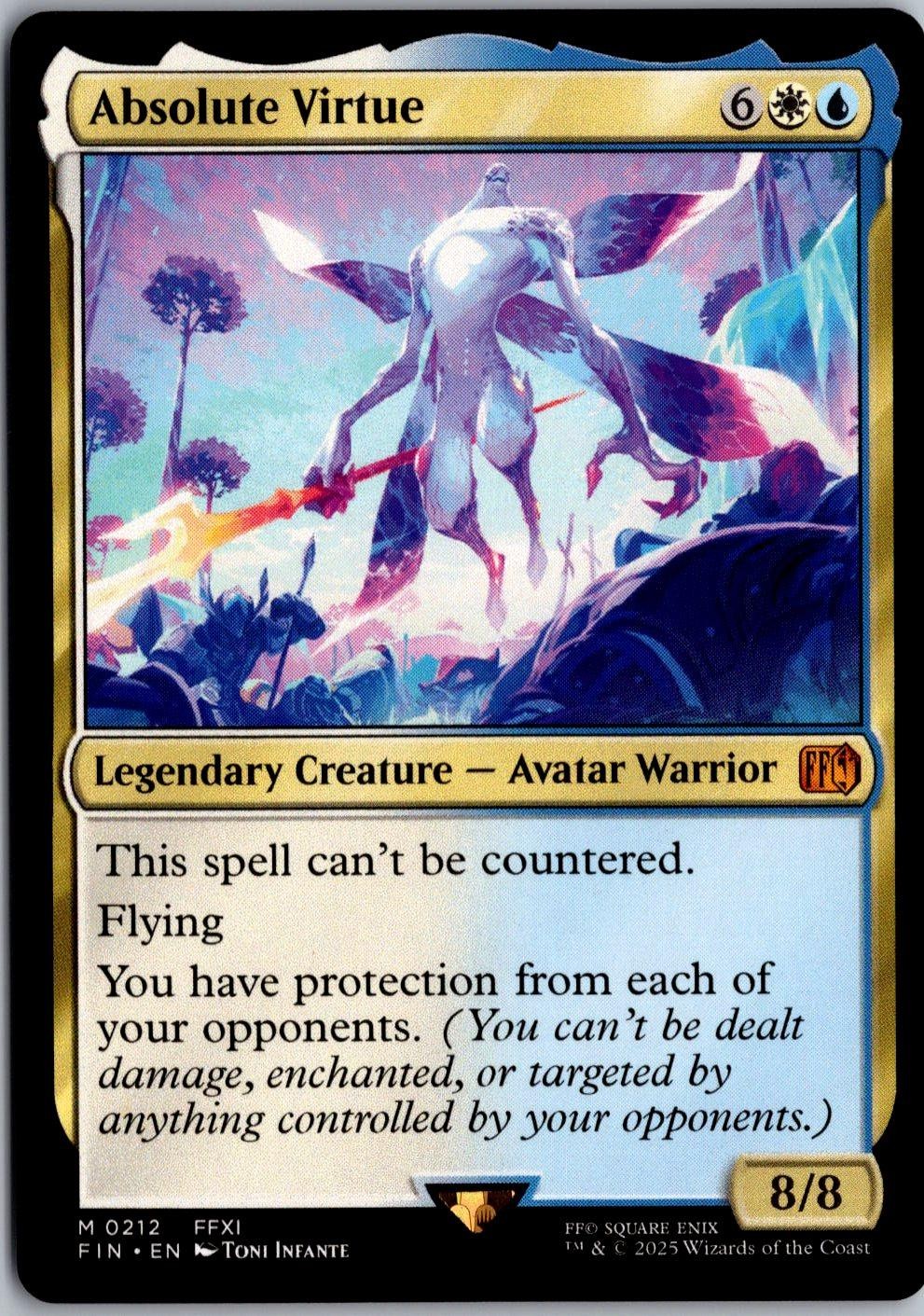 Absolute Virtue 212 Mythic FINAL FANTASY Magic: The Gathering Near Mint