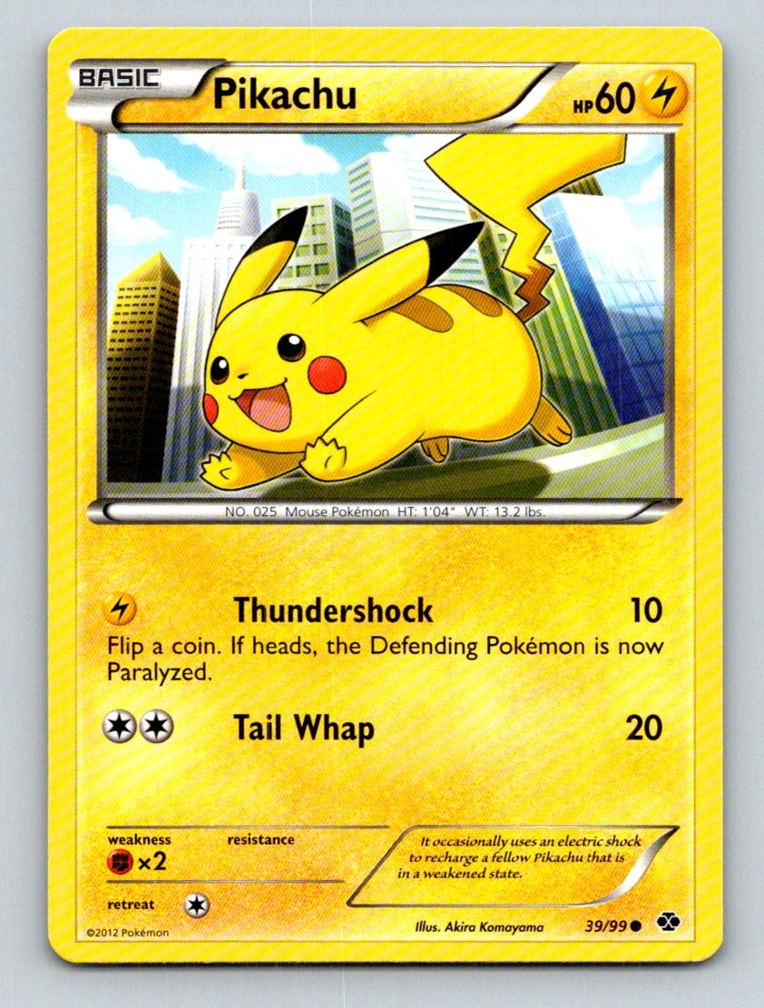 Pikachu 39/99 Common Next Destinies Pokemon Lightly Played