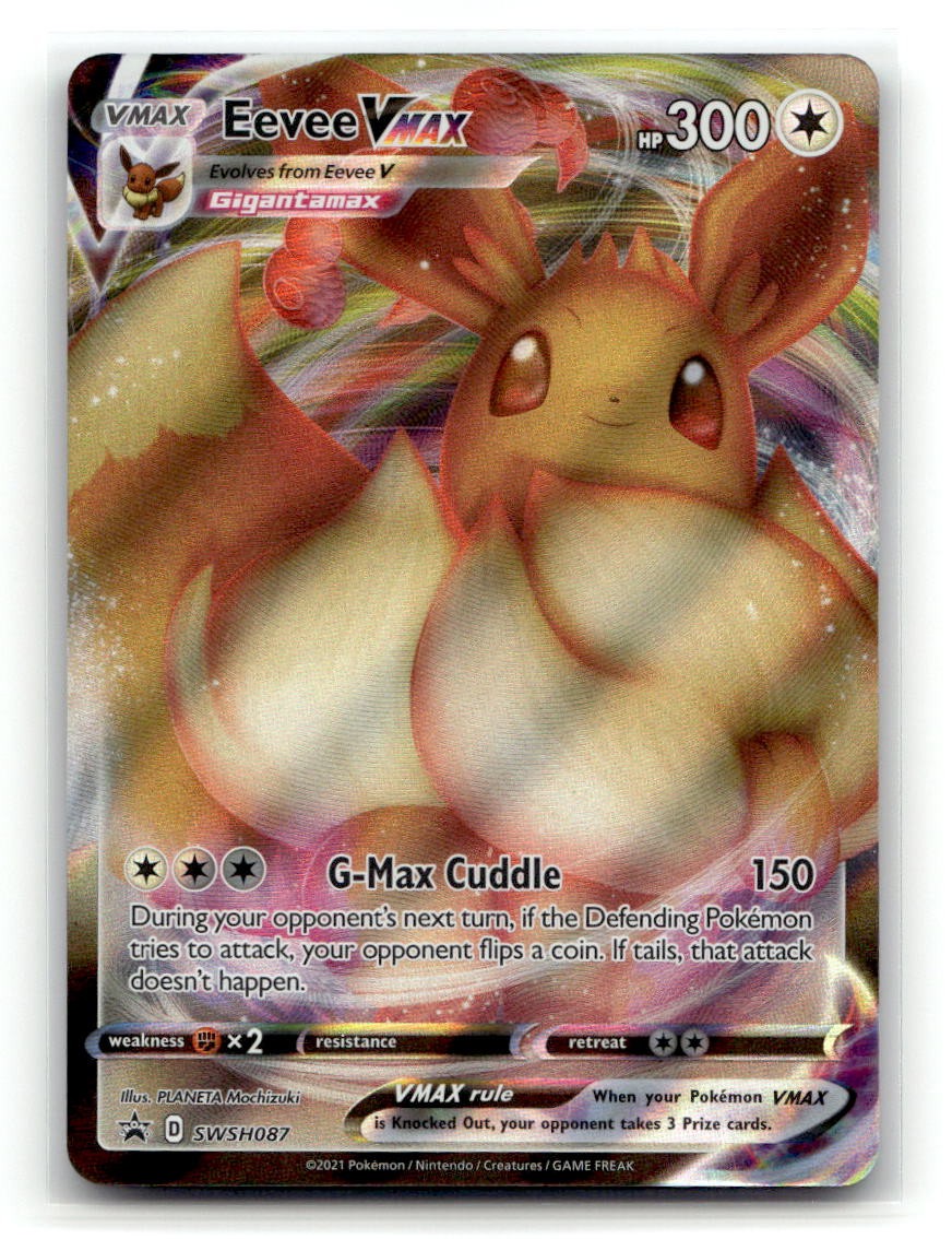 Eevee VMAX SWSH087 Holo Promo Sword & Shield Promo Pokemon NM