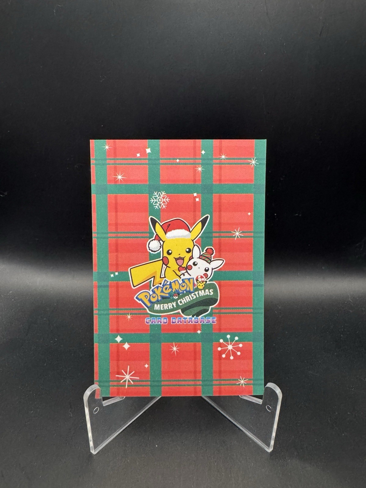 Pokémon Mario Pikachu Database Christmas Set Cracked Ice Holo Peru