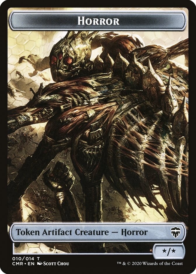 MTG HORROR TOKEN ARTIFACT CREATURE 010 – COMMANDER LEGENDS CMR