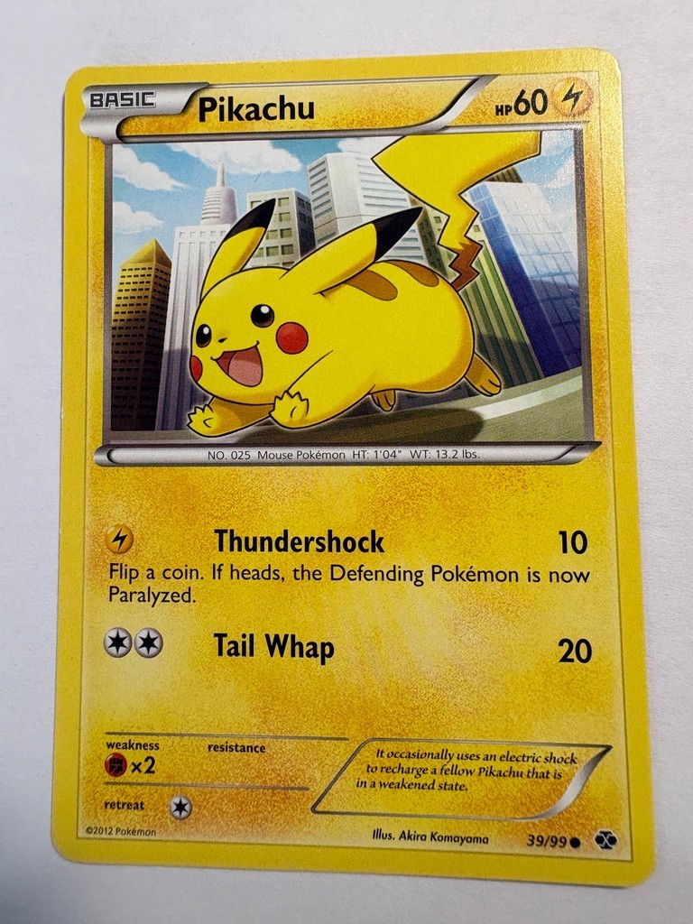Pokémon TCG BW Next Destinities Pikachu 39/99 Regular NM