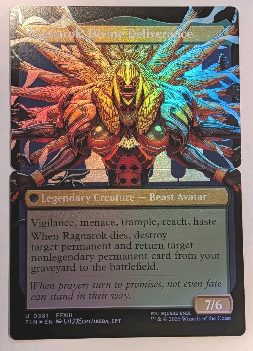 Fang, Fearless l’Cie Vanille, Cheerful L’Cie Borderless Foil FINAL FANTASY MTG