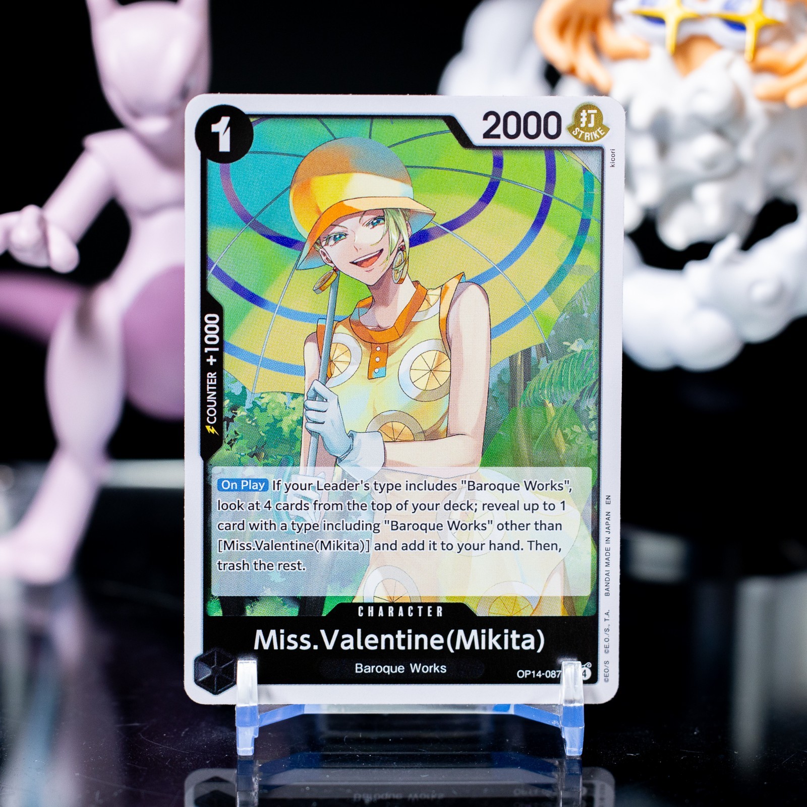 Miss Valentine Mikita OP14-087 R One Piece The Azure Sea’s Seven – Near Mint