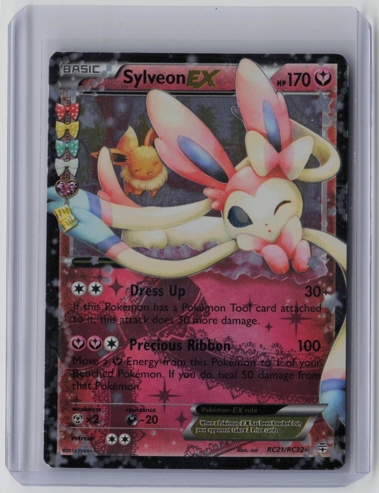 Sylveon EX RC21/RC32 Pokemon Generations EX Rare Lightly Played