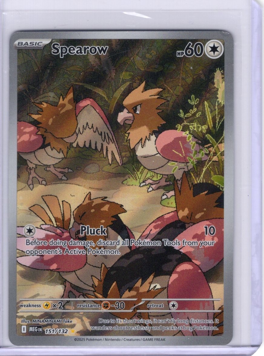Pokémon Spearow Holo 151/132