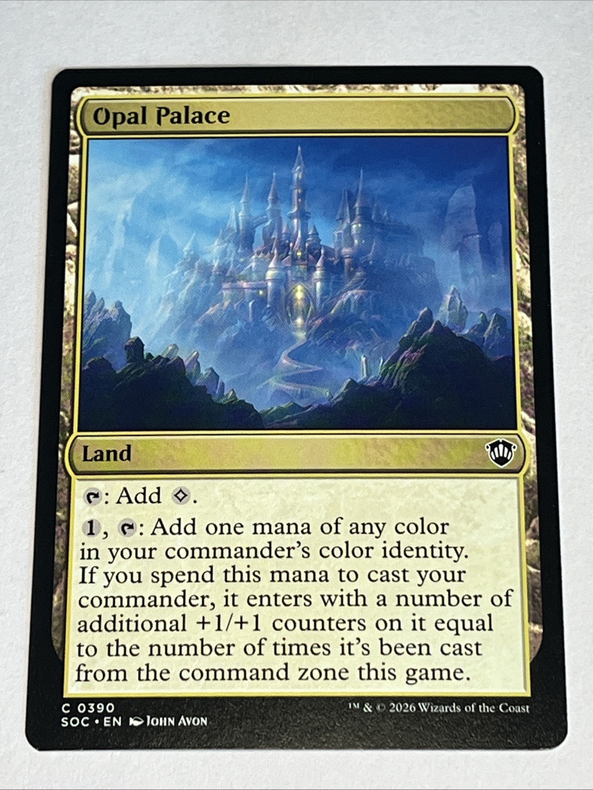 Opal Palace | 390 NM/M | Commander: Secrets of Strixhaven | Magic MTG