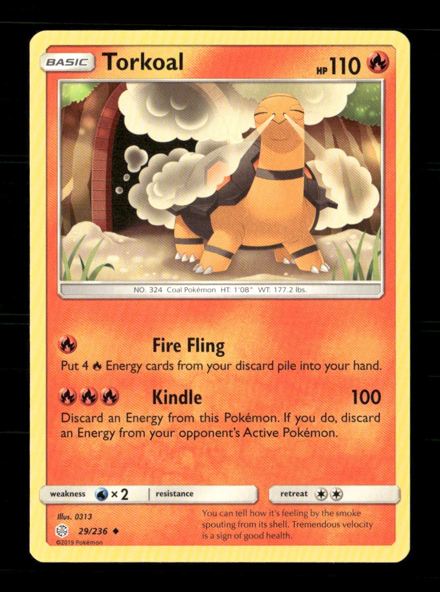 Torkoal 29/236 Cosmic Eclipse NM/M Pokemon