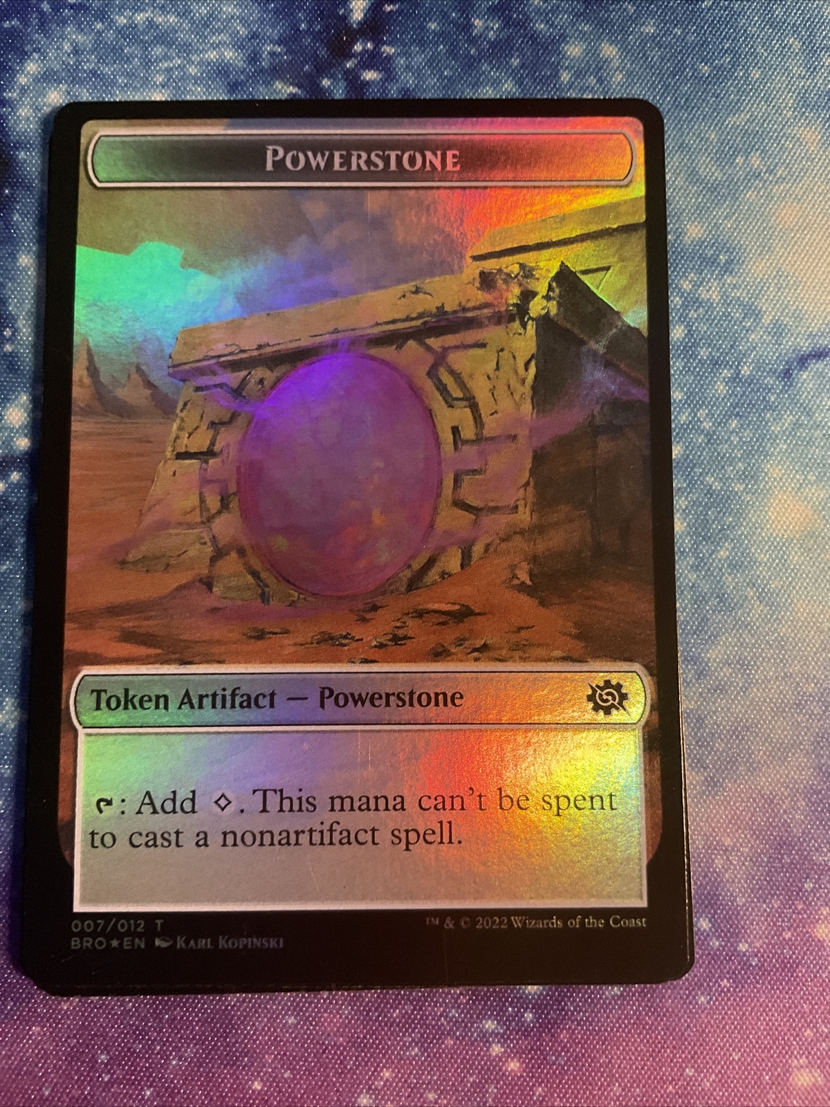 MTG Powerstone Token Zombie Token Double-Sided Token The Brothers’ War 007/012