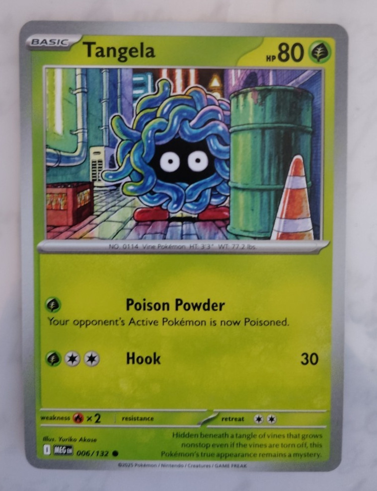 Tangela 006/132 MEG Mega Evolution Common Near Mint