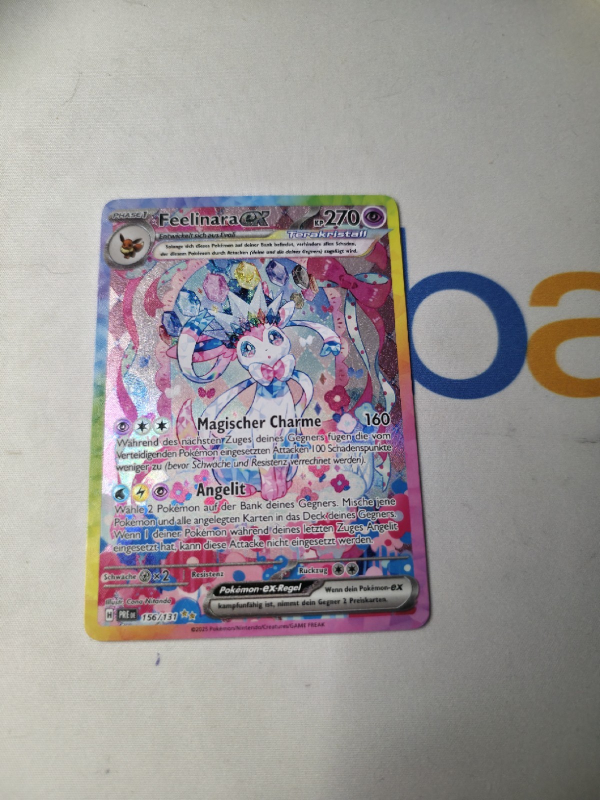 Pokemon Feelinara ex PRE 156/131 – Prismatic Evolutions – German – NM