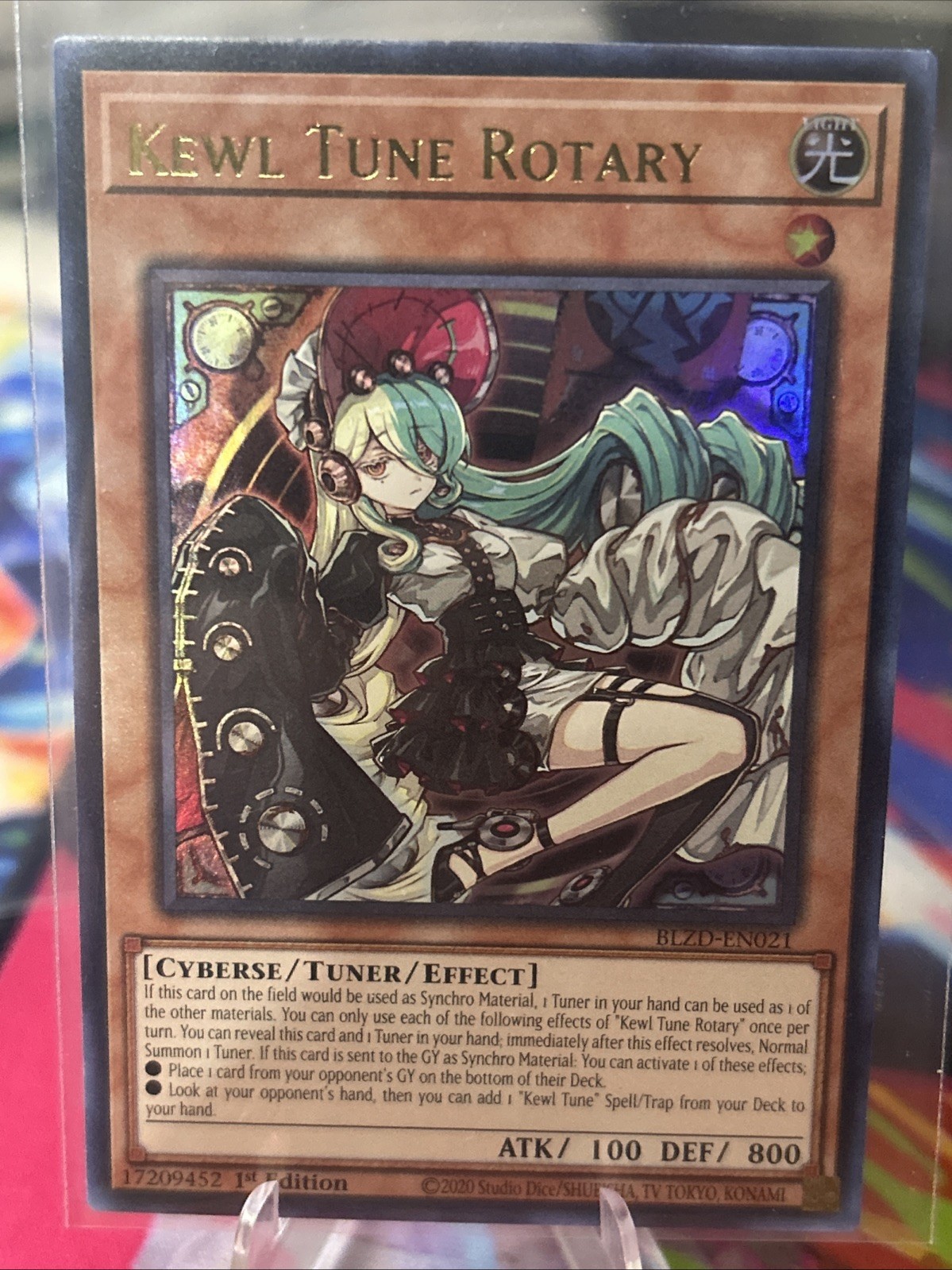 Kewl Tune Rotary – BLZD-EN021 – Ultra Rare – Blazing Dominion -NM/M