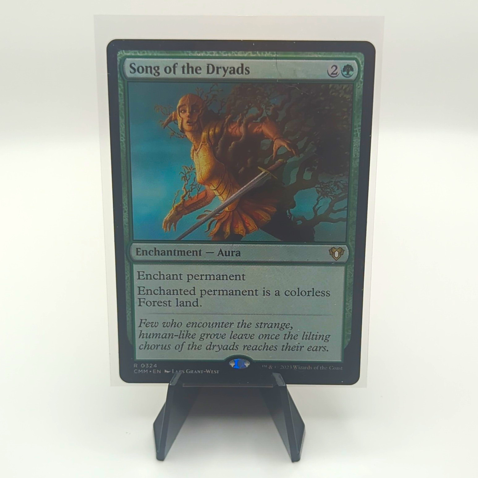 Wizards of the Coast Song of the Dryads 0324 Rare Green Aura EN Regular 2023