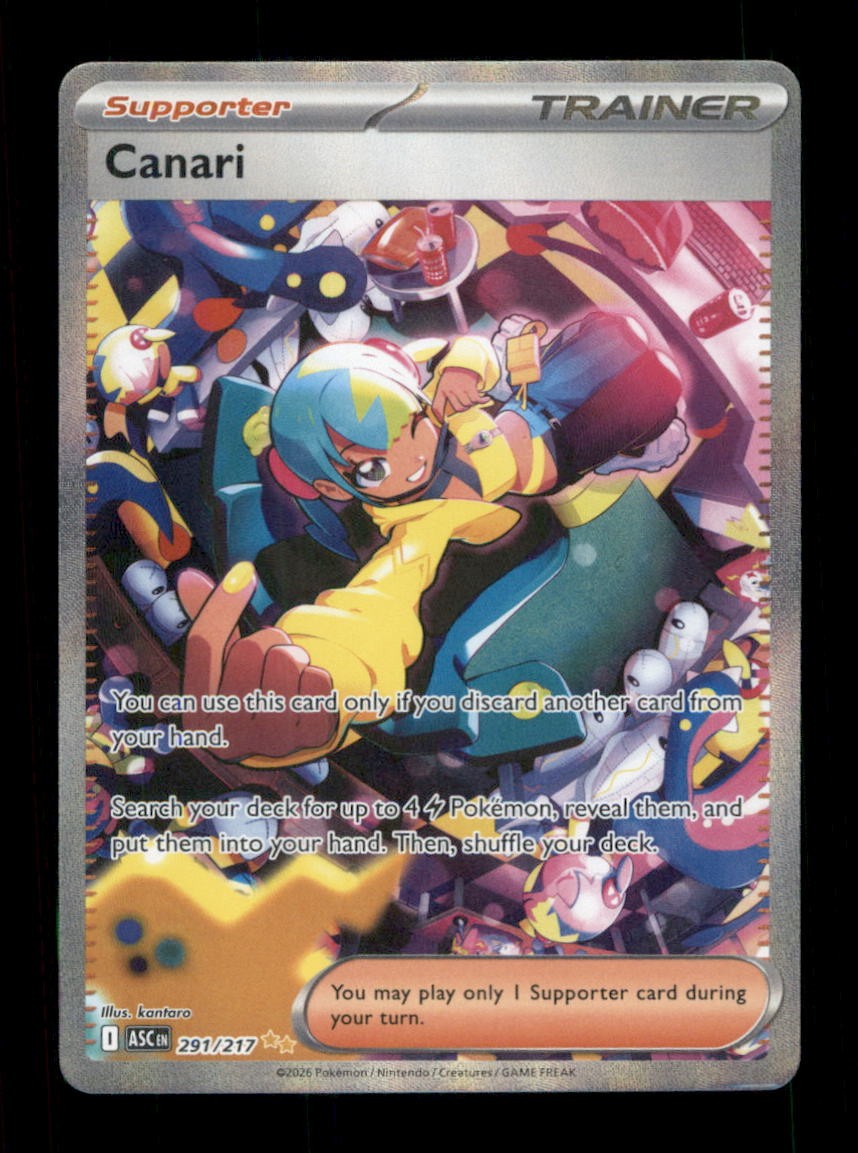 Canari Special Illustration Rare Holo ME: Ascended Heroes 291/217 NM