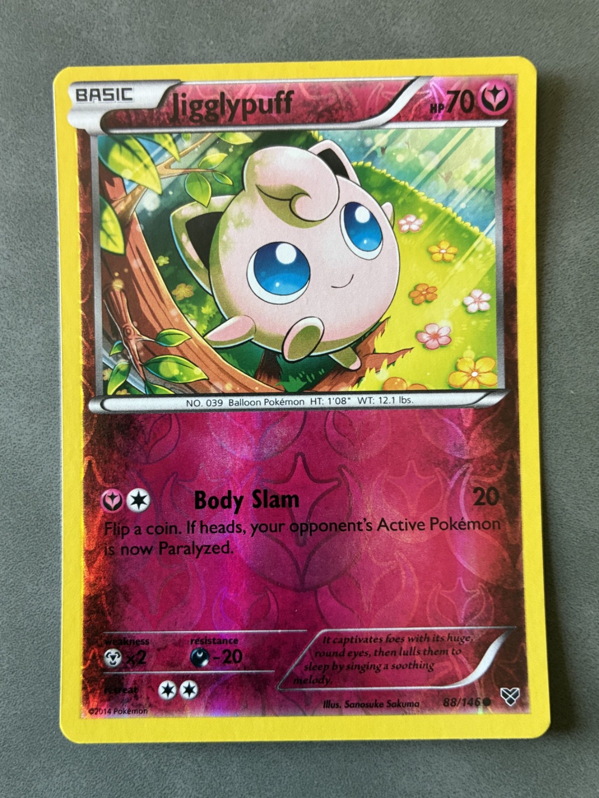 2014 POKEMON TCG – JIGGLYPUFF 88/146 HOLO