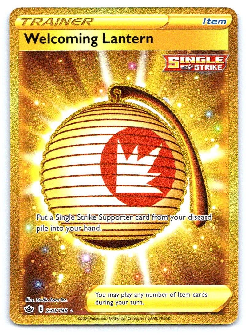 Welcoming Lantern (Secret) Pokemon Secret Rare SWSH06: Chilling Reign 230/198
