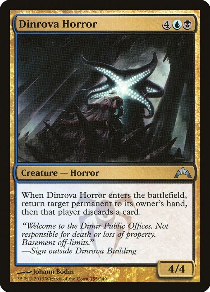 Dinrova Horror [GTC – 155 Lightly Played]