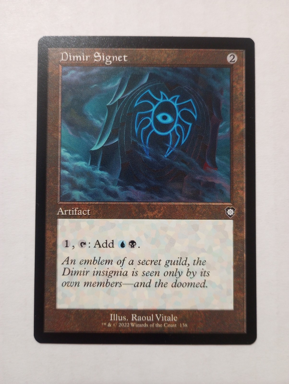 Dimir Signet Retro Frame 138 C BRC Commander The Brothers’ War MTG NM