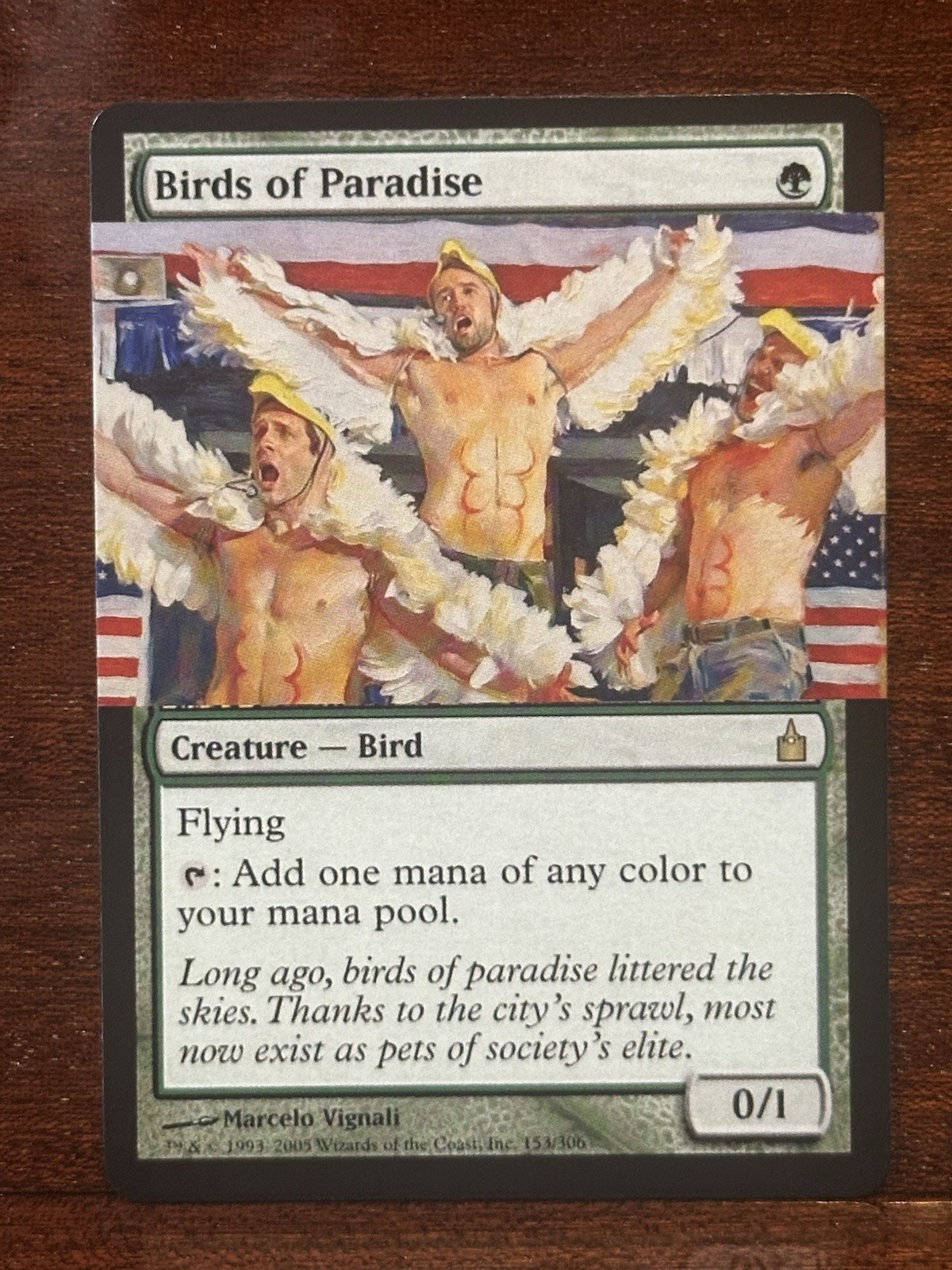 MtG Magic the Gathering Birds of Paradise Always Sunny Alter