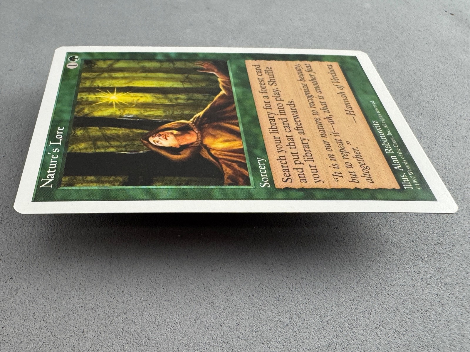 Nature’s Lore MtG 5th Edition—Unplayed Mint/Near Mint—Vintage Magic