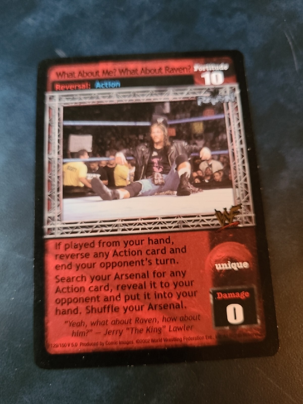 WWE: What About Me? What About Raven? for Raven – Raw Deal CCG – Wrestling WWF
