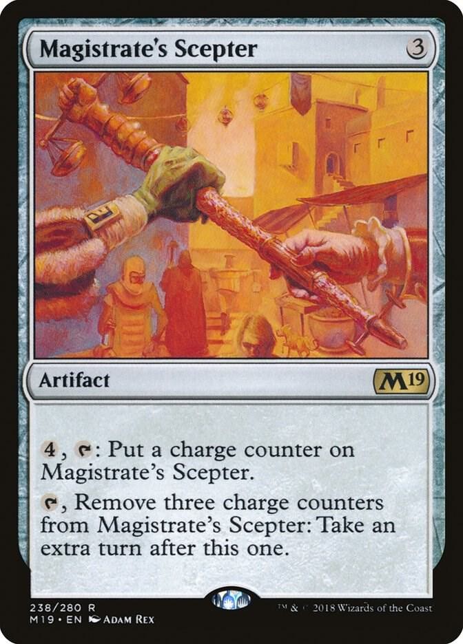 1x Magistrate’s Scepter – Core Set 2019 – NM – MTG