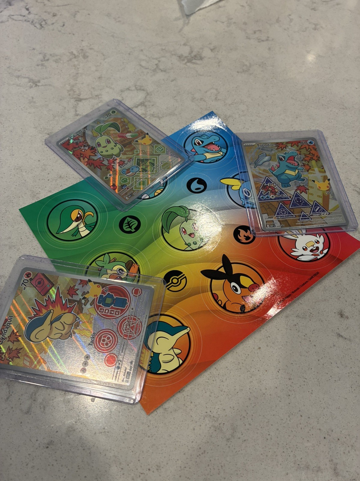 Pokemon First Partner Illustration Collection Series 2 Set Gen 2 (Johto) NM/M