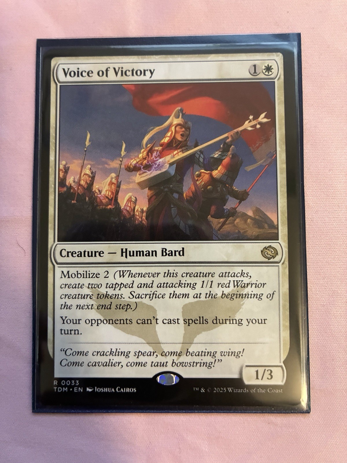 Voice of Victory Tarkir: Dragonstorm Regular