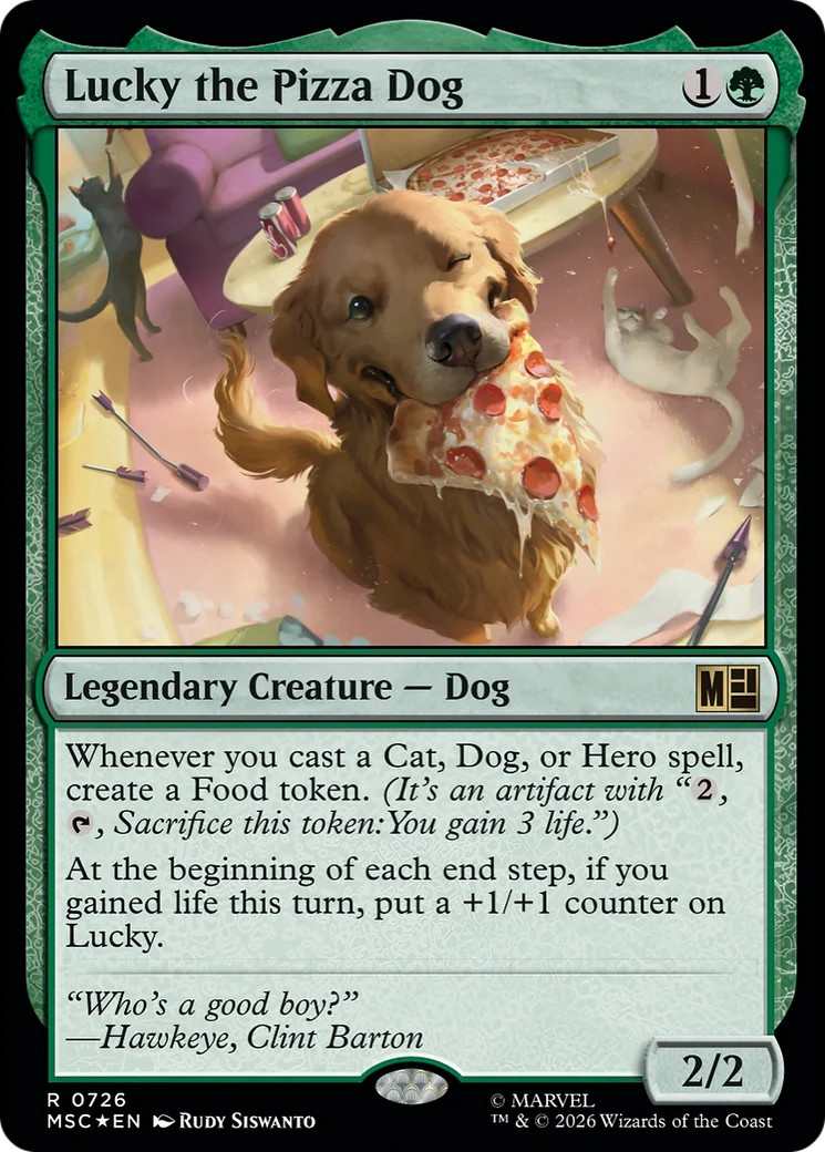 Lucky the Pizza Dog [Marvel Super Heroes Commander] Near Mint
