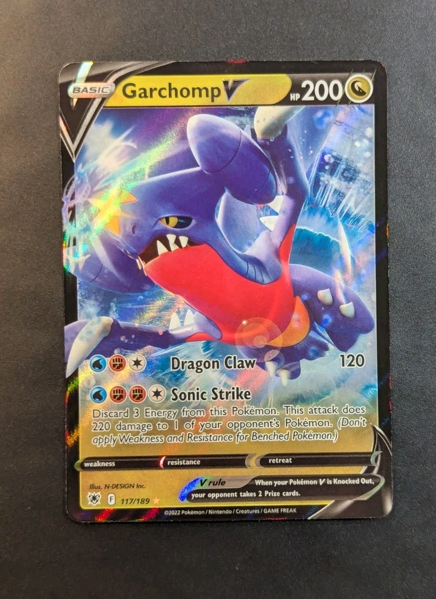 Garchomp V 117/189 Swsh10: Astral Radiance Holo