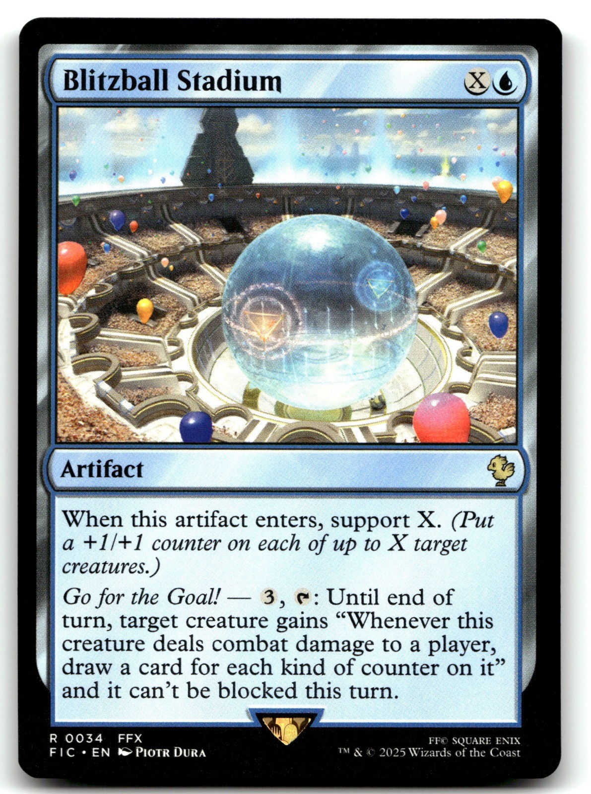 Blitzball Stadium MTG FIC 34 Blue Piotr Dura