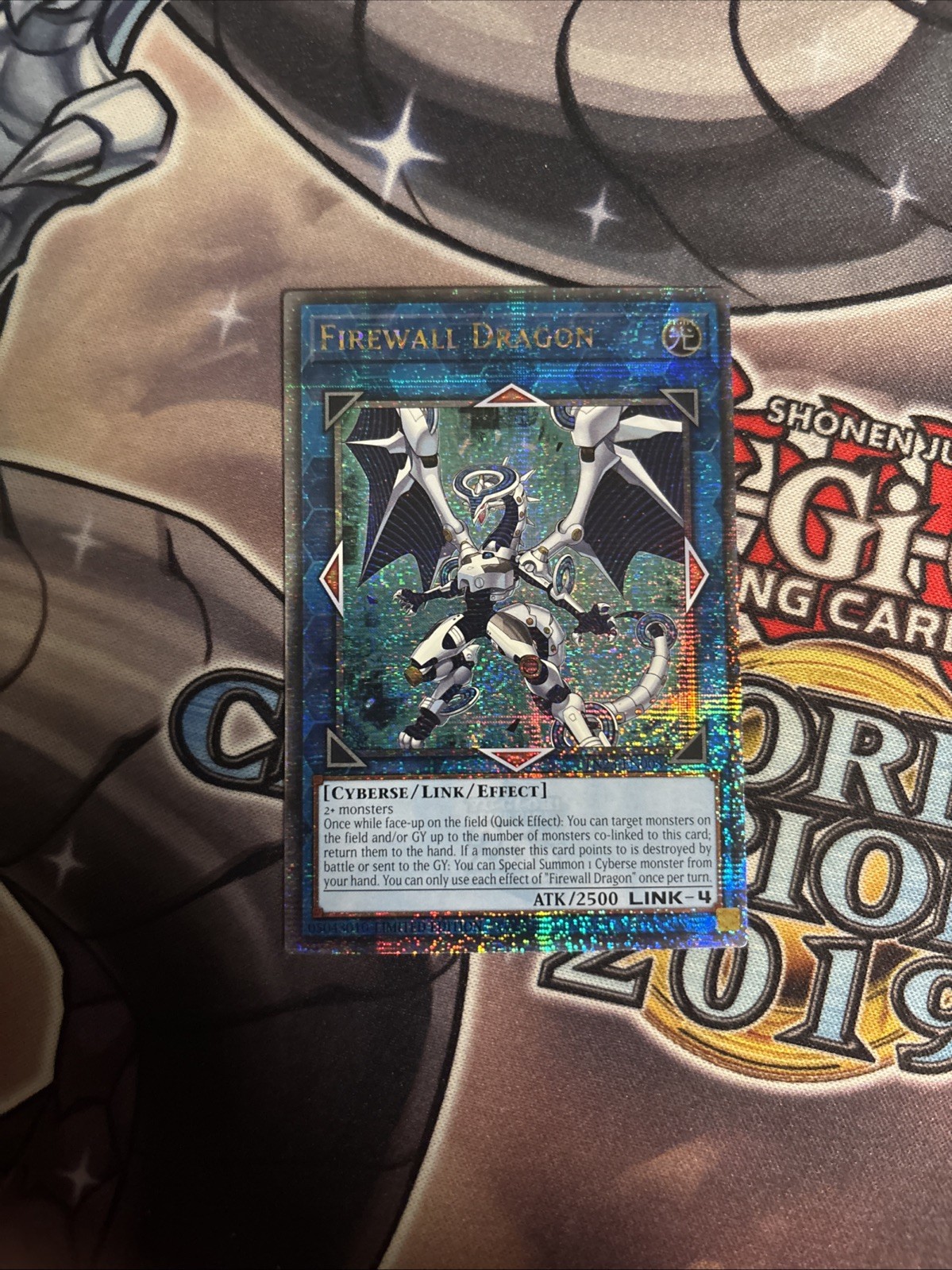 (YT) YUGIOH: 1x Firewall Dragon (Quarter Century Secret Rare) TN23-EN008 NM