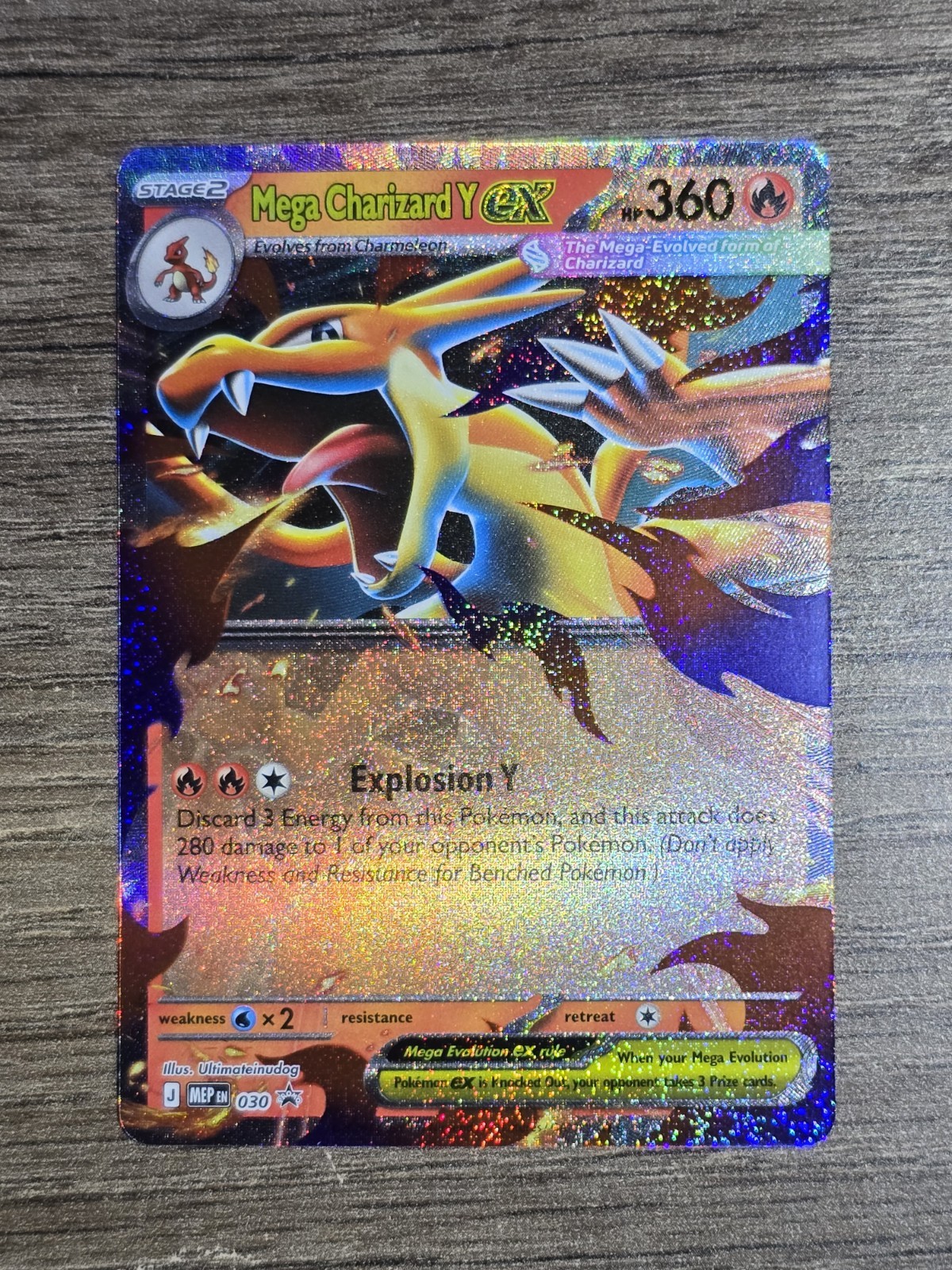 Mega Charizard Y ex 030 – Me: Mega Evolution Promo Holo