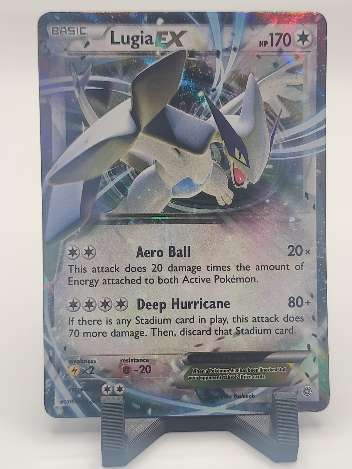 Pokémon Lugia EX TCG Double Rare Holo Card 68/98