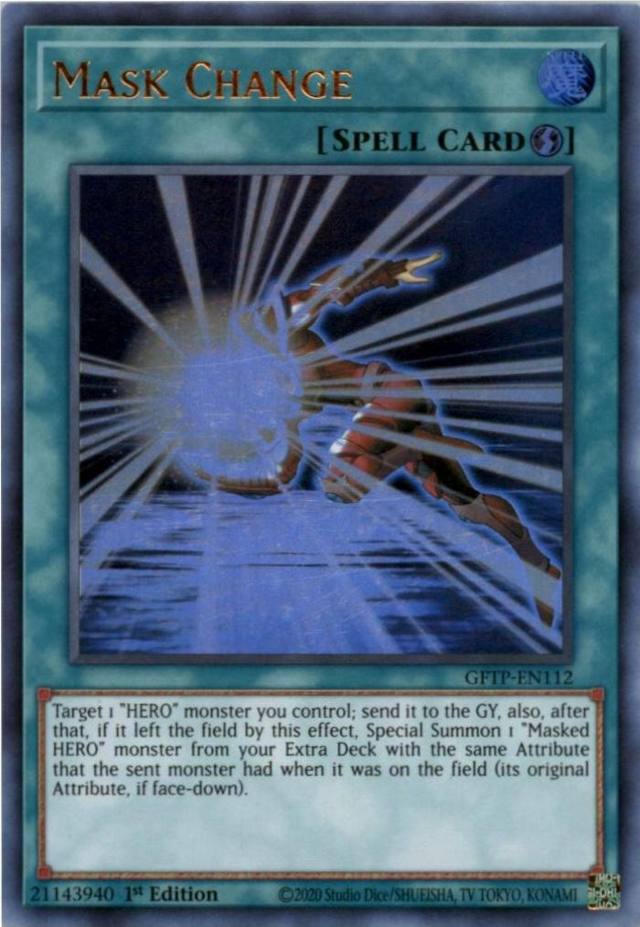 Mask Change Ultra Rare 1st Edition GFTP NM