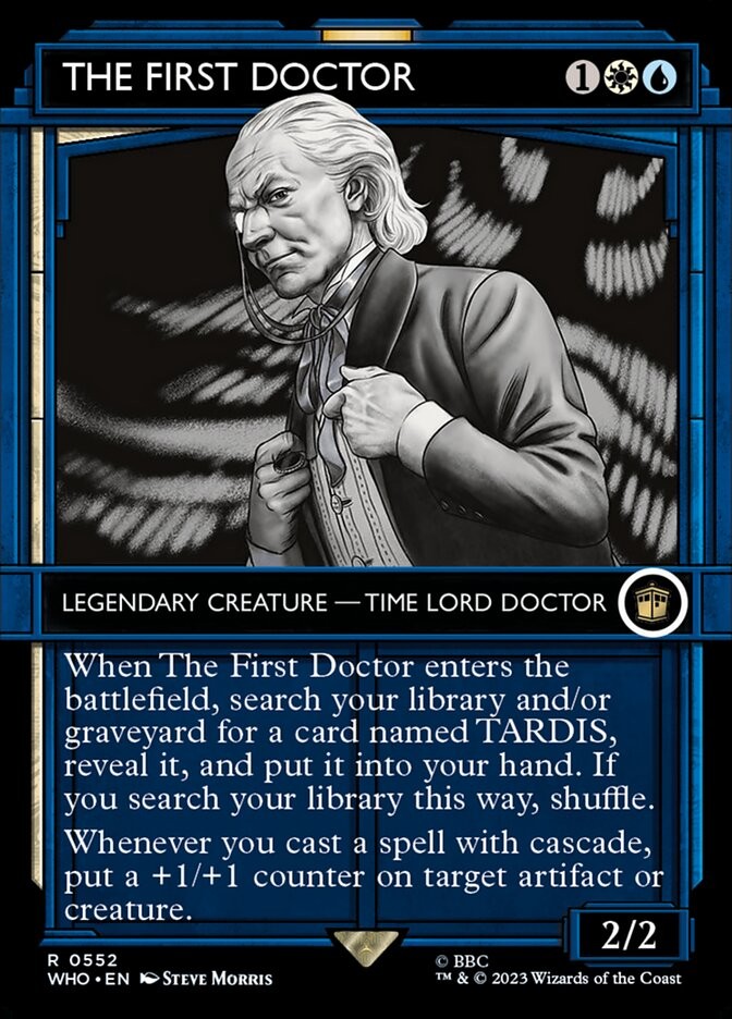The First Doctor (Showcase, Borderless) [Doctor Who] #552 NM MTG