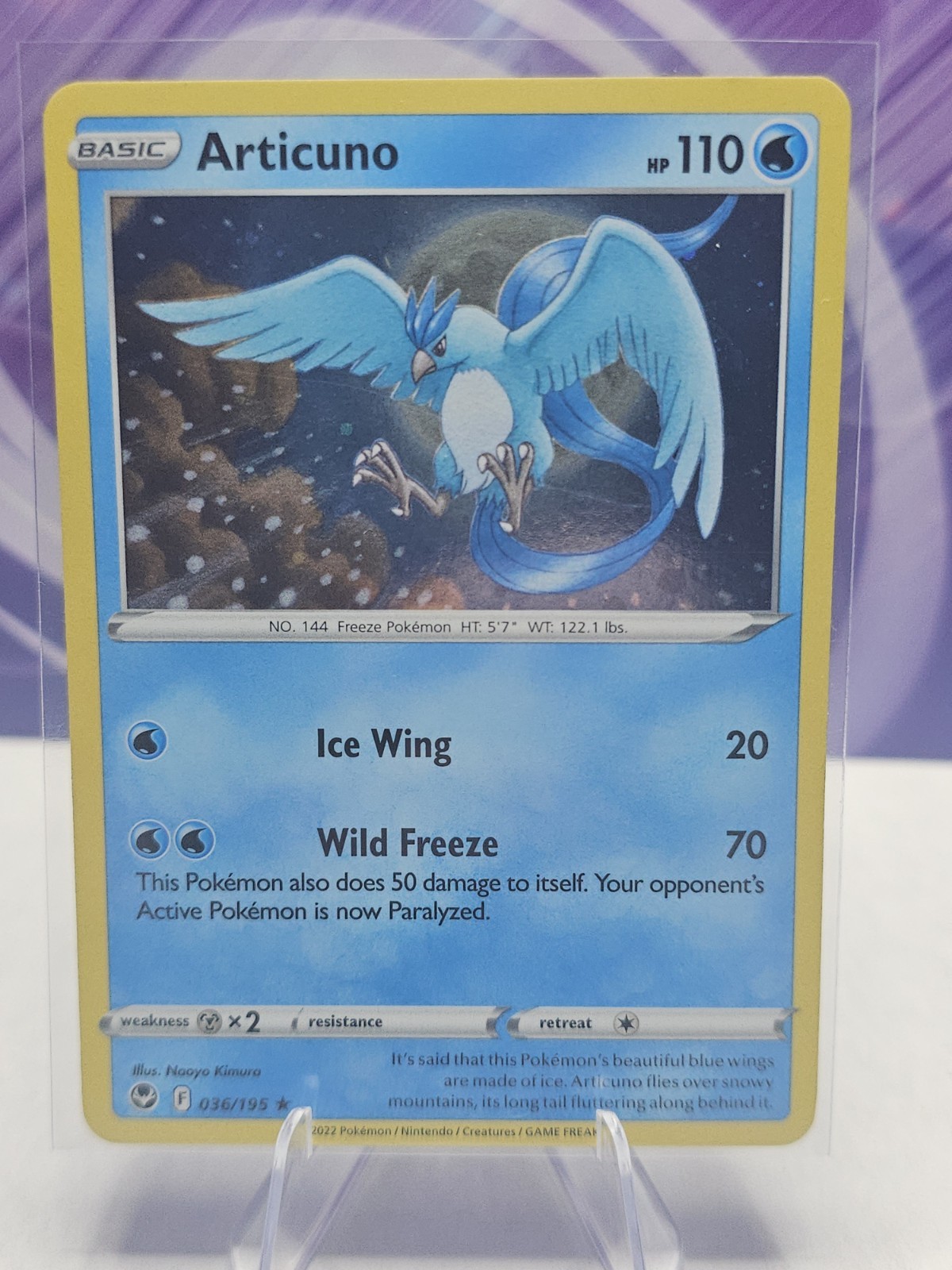 Articuno 036/195 Swsh12: Sword & Shield – Silver Tempest Holo