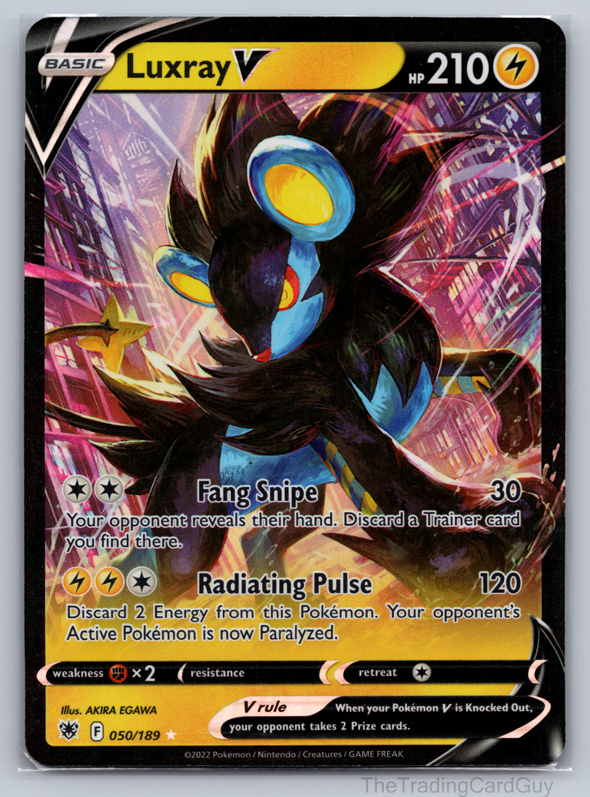 Luxray V 050/189 SWSH10: Astral Radiance – Pokemon Card – NM