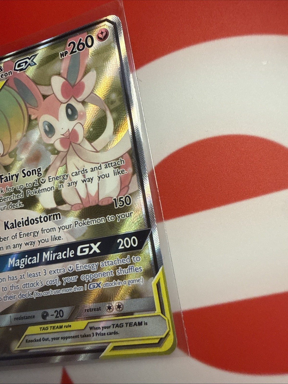 2019 Pokémon Tag Team Gardevoir & Sylveon GX 205/214 Full Art Holo