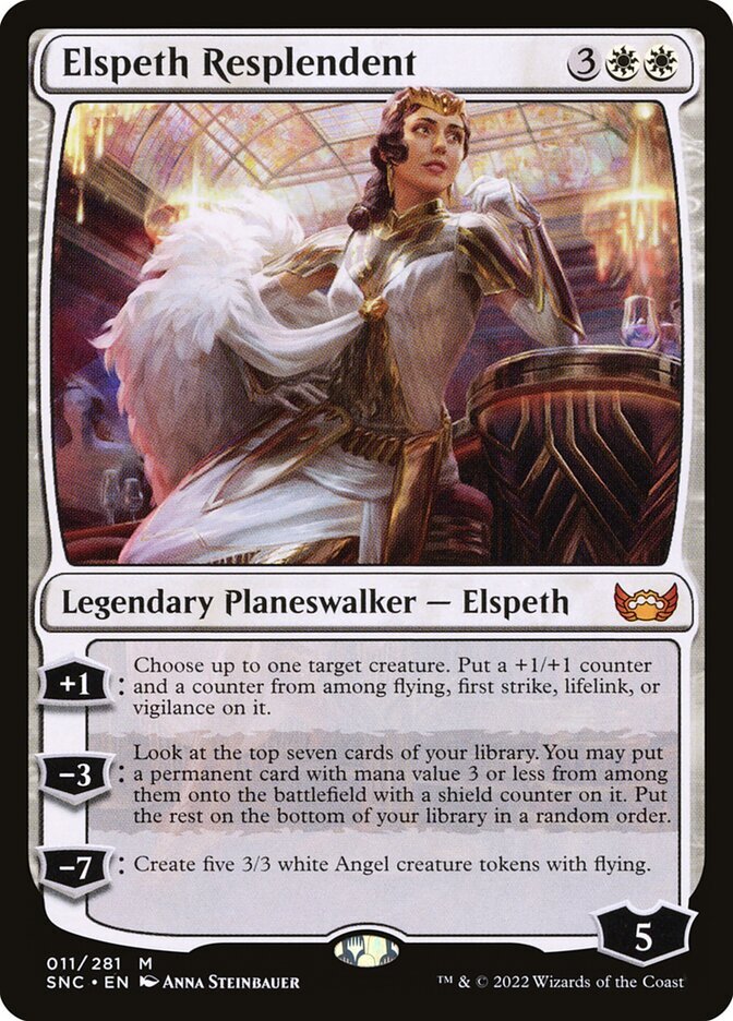 MTG Magic the Gathering Elspeth Resplendent (11/547) Streets of New Capenna LP