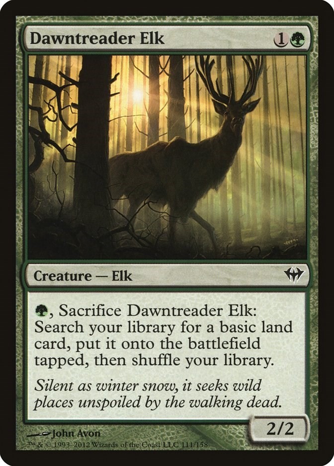 Dawntreader Elk Dark Ascension Foil MTG 111 NM