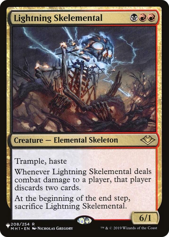 Lightning Skelemental LIST LP 208/254