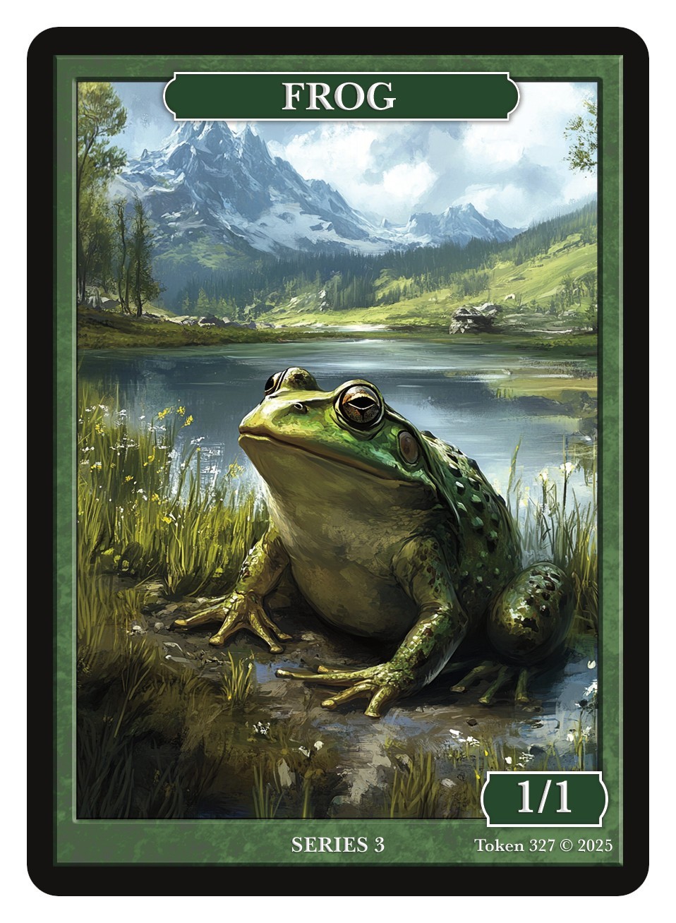 Frog Token Givememana Tokens Series 2 Magic the Gathering MTG