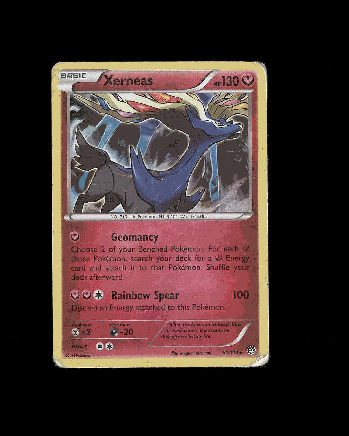 Steam Siege Holo Xerneas 81/114 DMG Rare